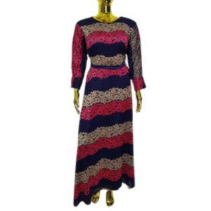 Multicolor Lace Dress
